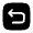 Undo Left Square Icon from Solar Bold Set