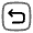 Undo Left Square Icon from Solar Line Duotone Set