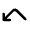 Arrow Bounce Down Left Icon from Rounded Line - Material Pro Set