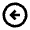 Arrow Circle Left Icon from Sharp Line - Material Pro Set