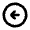 Arrow Circle Left Icon from Rounded Line - Material Pro Set