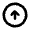 Arrow Circle Up Icon from Rounded Line - Material Pro Set