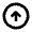 Arrow Circle Up Icon from Outlined Line - Material Pro Set