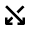 Arrow Crossover Down Fill Icon from Outlined Fill - Material Pro Set