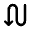 Arrow Curvy Down Left Icon from Rounded Line - Material Pro Set