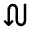Arrow Curvy Down Left Fill Icon from Outlined Fill - Material Pro Set
