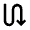 Arrow Curvy Down Right Icon from Material Pro Line Set