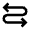 Arrow Curvy Left Right Icon from Material Pro Line Set
