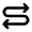Arrow Curvy Left Right Alt Icon from Rounded Line - Material Pro Set