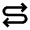 Arrow Curvy Left Right Alt Icon from Material Pro Line Set