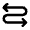 Arrow Curvy Left Right Icon from Rounded Line - Material Pro Set