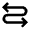 Arrow Curvy Left Right Icon from Sharp Line - Material Pro Set