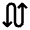 Arrow Curvy Up Down Fill Icon from Outlined Fill - Material Pro Set