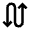 Arrow Curvy Up Down Icon from Material Pro Line Set