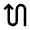 Arrow Curvy Up Left Fill Icon from Outlined Fill - Material Pro Set