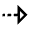 Arrow Dash Right Alt Icon from Outlined Line - Material Pro Set
