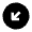 Arrow Diagonal Bottom Left Circle Fill Icon from Outlined Fill - Material Pro Set