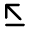 Arrow Diagonal Top Left Icon from Rounded Line - Material Pro Set
