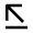 Arrow Diagonal Top Left Fill Icon from Outlined Fill - Material Pro Set