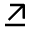 Arrow Diagonal Top Right Fill Icon from Outlined Fill - Material Pro Set