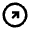 Arrow Diagonal Up Right Circle Icon from Material Pro Line Set