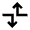 Arrow Dodge Alt Icon from Sharp Line - Material Pro Set