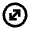 Arrow Expand Circle Icon from Sharp Line - Material Pro Set