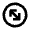 Arrow Expand Circle Alt Icon from Outlined Line - Material Pro Set