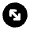 Arrow Expand Circle Alt Fill Icon from Rounded Fill - Material Pro Set