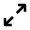 Arrow Expand Fill Icon from Outlined Fill - Material Pro Set