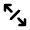 Arrow Expand Pan Alt Icon from Rounded Line - Material Pro Set