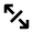 Arrow Expand Pan Alt Icon from Outlined Line - Material Pro Set