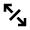 Arrow Expand Pan Alt Icon from Sharp Line - Material Pro Set