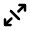 Arrow Expand Pan Icon from Rounded Line - Material Pro Set