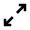 Arrow Expand Icon from Material Pro Line Set