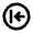 Arrow First Page Circle Icon from Material Pro Line Set