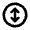 Arrow Fit To Height Circle Icon from Rounded Line - Material Pro Set
