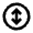 Arrow Fit To Height Circle Icon from Material Pro Line Set