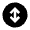 Arrow Fit To Height Circle Fill Icon from Sharp Fill - Material Pro Set