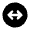 Arrow Fit To Width Circle Fill Icon from Rounded Fill - Material Pro Set