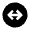 Arrow Fit To Width Circle Fill Icon from Outlined Fill - Material Pro Set