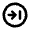 Arrow Last Page Circle Icon from Rounded Line - Material Pro Set