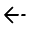 Download free Arrow Left PNG, SVG vector icon from Solar Broken set.