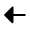 Arrow Left Icon from Solar Bold Set