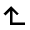 Arrow Left Up Icon from Material Pro Line Set