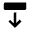 Arrow Move Down Fill Icon from Outlined Fill - Material Pro Free Set