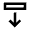 Arrow Move Down Icon from Material Pro Line Set