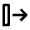 Arrow Move Right Icon from Outlined Line - Material Pro Free Set