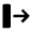 Arrow Move Right Fill Icon from Outlined Fill - Material Pro Free Set