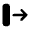 Arrow Move Right Fill Icon from Rounded Fill - Material Pro Free Set